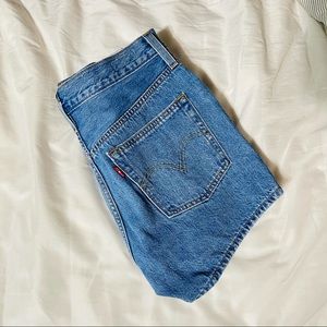 Levi’s 501 Button Fly Light Wash Shorts